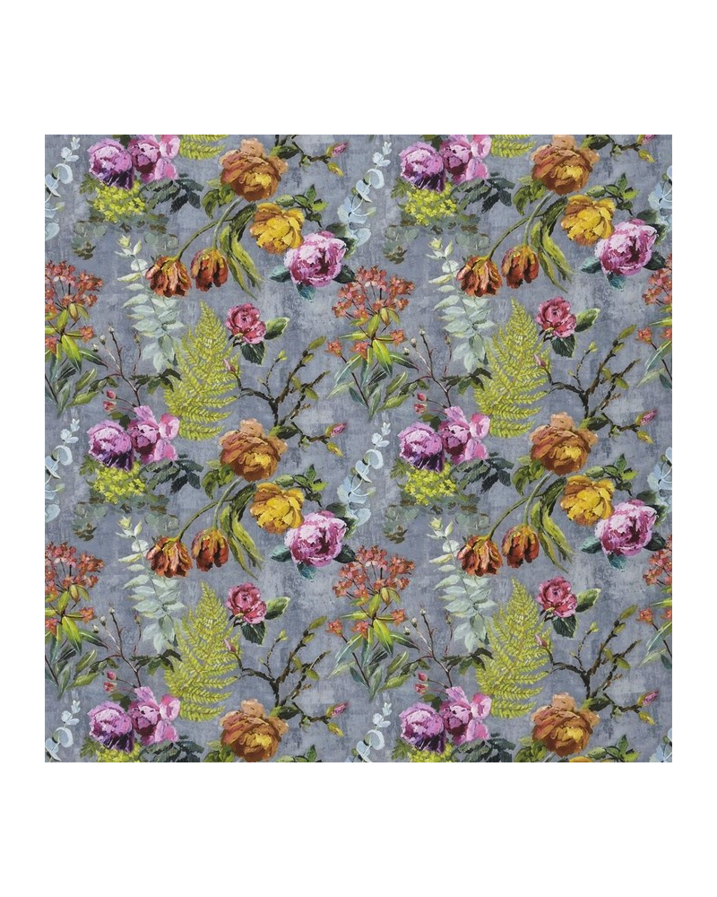 Tela FDG2356_01 TULIPANI-GRAPHITE Designers Guild