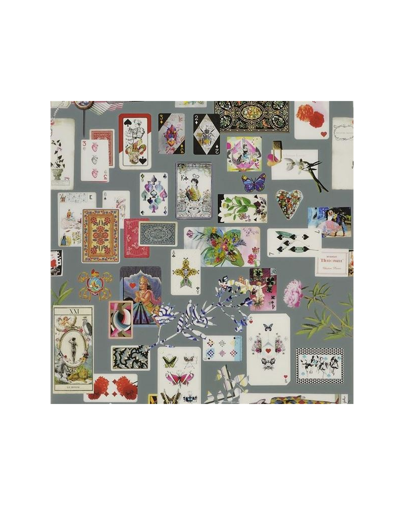 Papel Pintado PCL697-04 MAISON DE JEU - GRIS ORAGE - CHRISTIAN LACROIX Papel Pintado PCL697-04 MAISON DE JEU - GRIS ORAGE - CHRISTIAN LACROIX