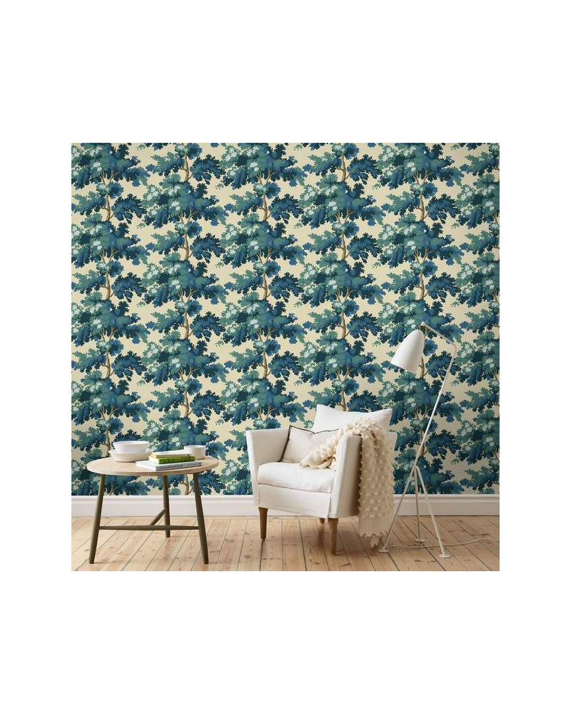 Papel Pintado Raphael 444-66 Dark Blue - SANDBERG