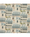 Tela 04907-01 LETS TOITS DE PARIS VERT DE GRIS MANUEL CANOVAS