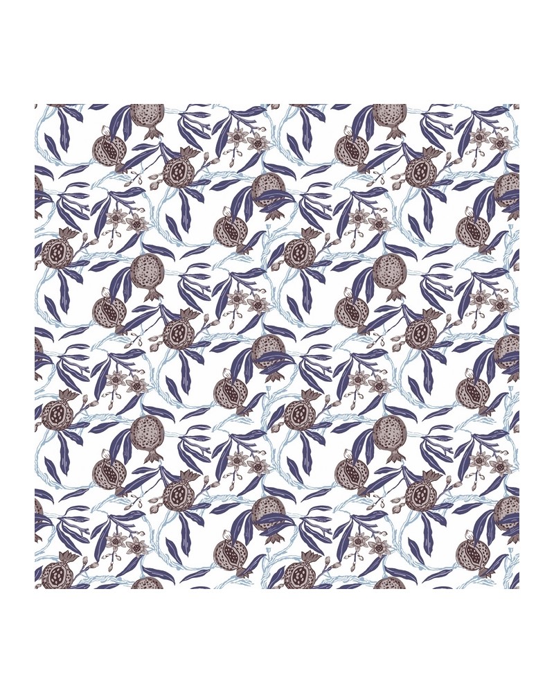 Papel Pintado GDW-5439-003 Granadas Blanco-Berenjena - GASTON Y DANIELA Papel Pintado GDW-5439-003 Granadas Blanco-Berenjena - GASTON Y DANIELA