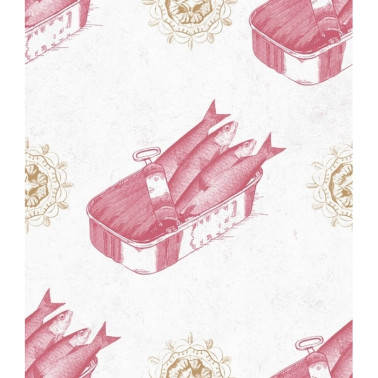 Papel Pintado SARDINES RED WP20011 - MIND THE GAP