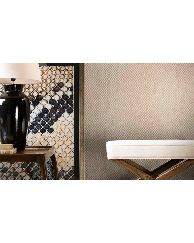 Papel Pintado 12062 DAMIER - FLAMANT