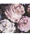 Tela F1088-01 FLORETTA BLUSH CHARCOAL CLARKE & CLARKE