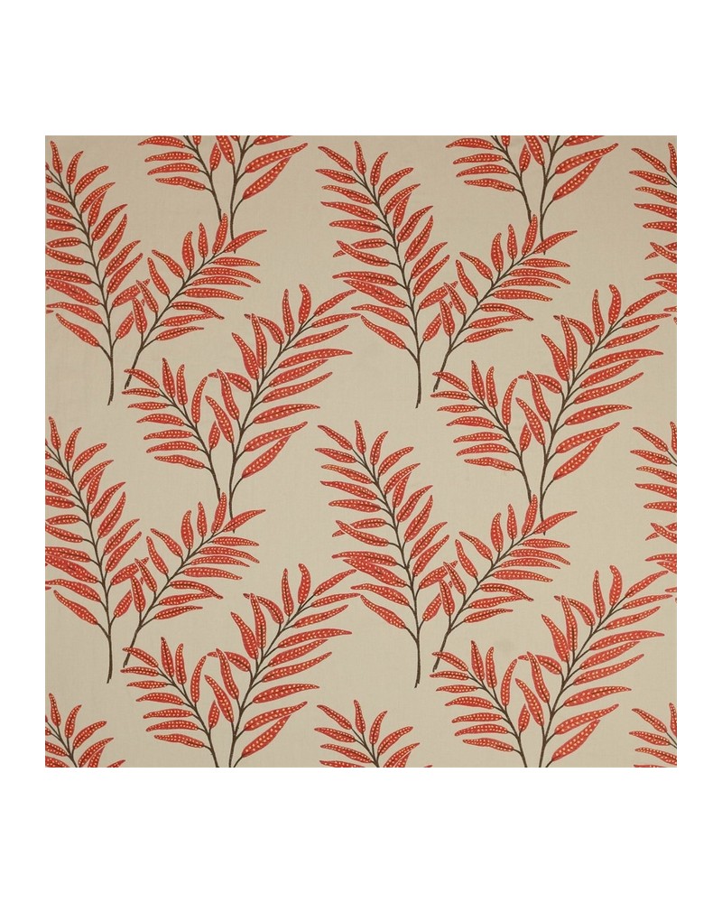 Tela J915F-02 HAYWOOD LEAF Red JANE CHURCHILL Tela J915F-02 HAYWOOD LEAF Red JANE CHURCHILL