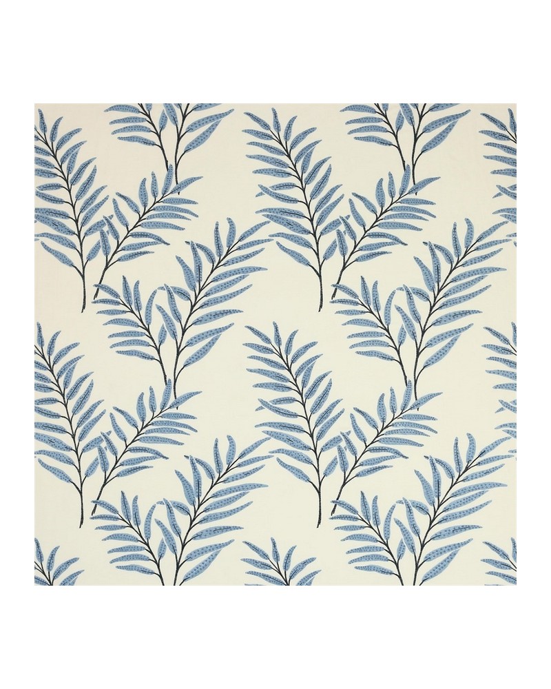 Tela J915F-03 HAYWOOD LEAF Blue JANE CHURCHILL Tela J915F-03 HAYWOOD LEAF Blue JANE CHURCHILL