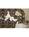 Papel Pintado 6500310 TILES BROKEN WALL BROWN - COORDONNE