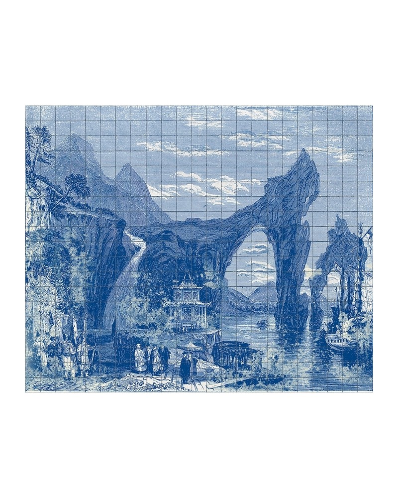 Papel Pintado 6800607 ILLUSTRATION TILES INDIGO - COORDONNE Papel Pintado 6800607 ILLUSTRATION TILES INDIGO - COORDONNE