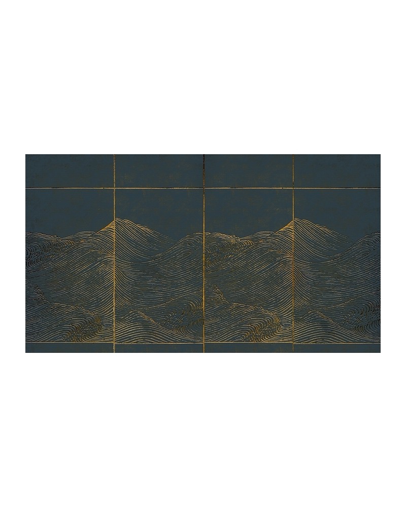 Papel Pintado 6800707 WAVES DARK BLUE - COORDONNE