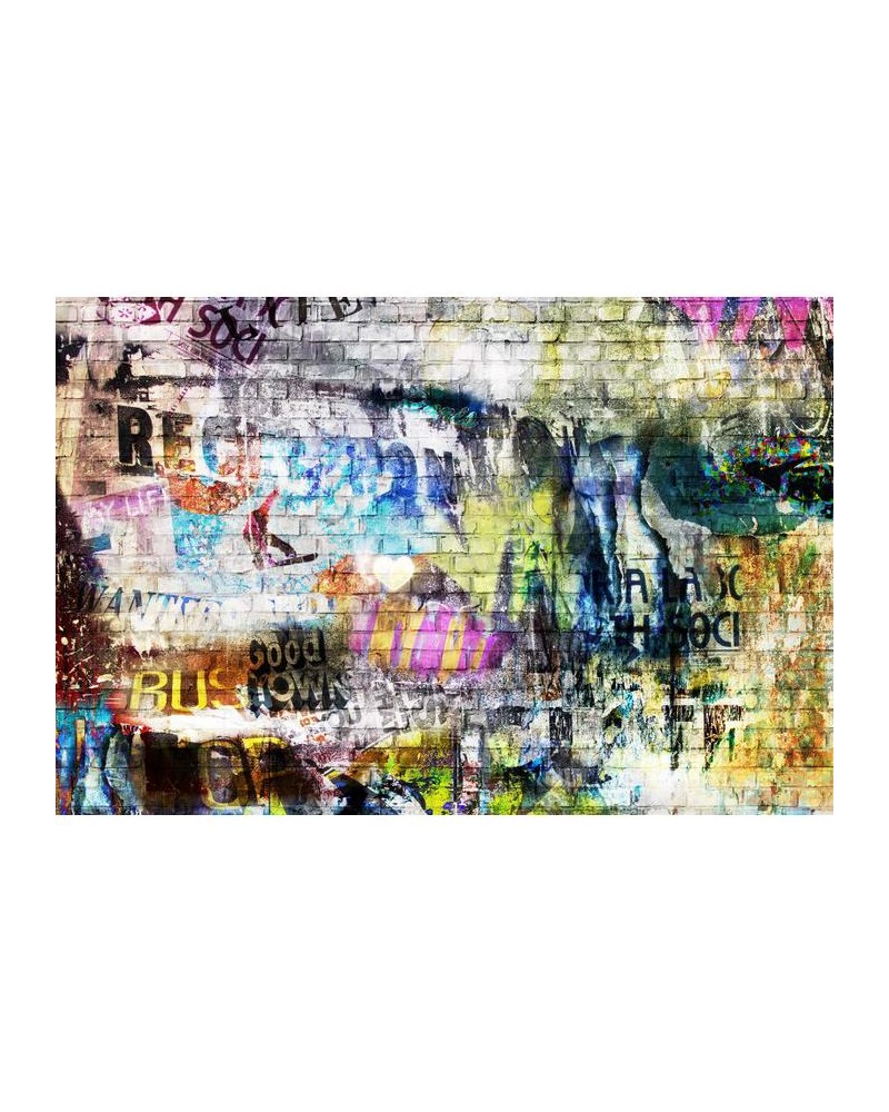 Papel Pintado R10572 Street Art, brick wall - REBEL WALLS Papel Pintado R10572 Street Art, brick wall - REBEL WALLS
