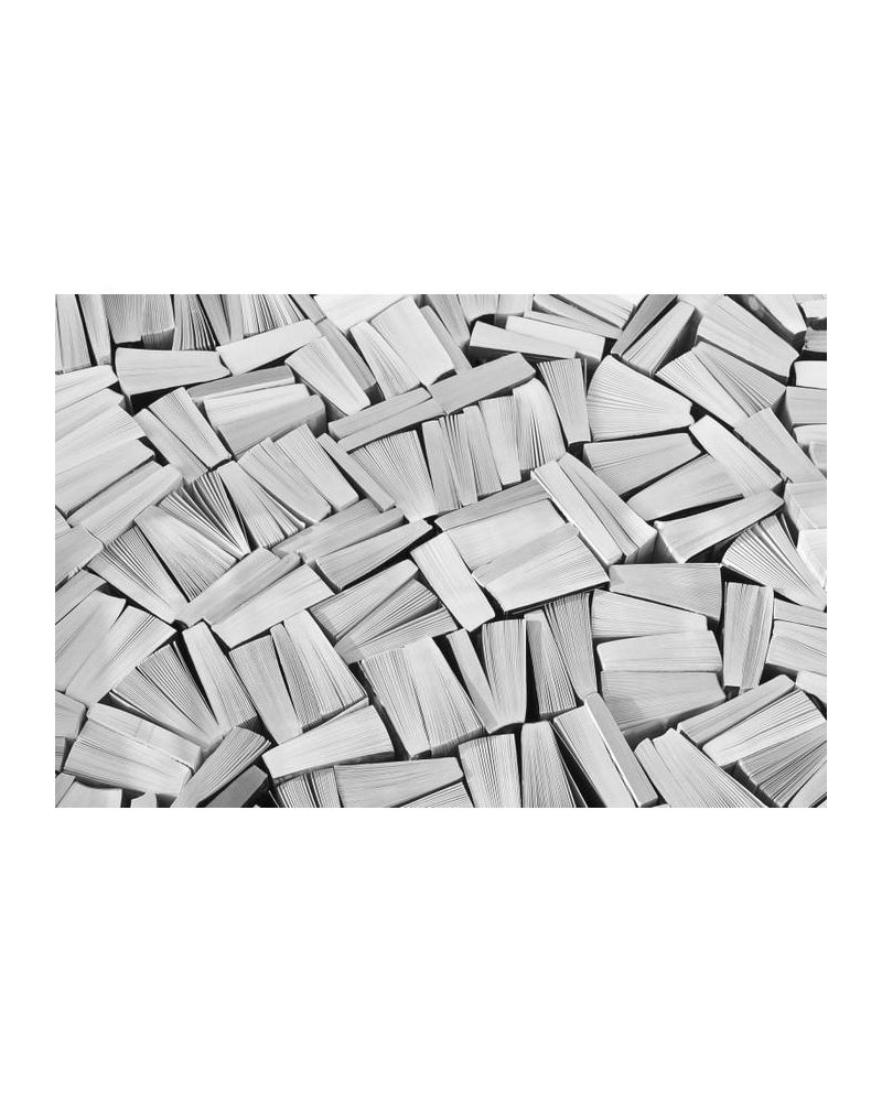 Papel Pintado R11513 Books, white - REBEL WALLS Papel Pintado R11513 Books, white - REBEL WALLS
