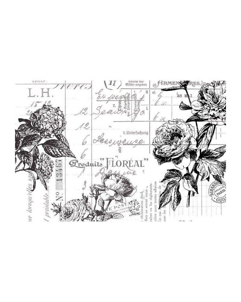 Papel Pintado R12642 Floral, black&white - REBEL WALLS Papel Pintado R12642 Floral, black&white - REBEL WALLS