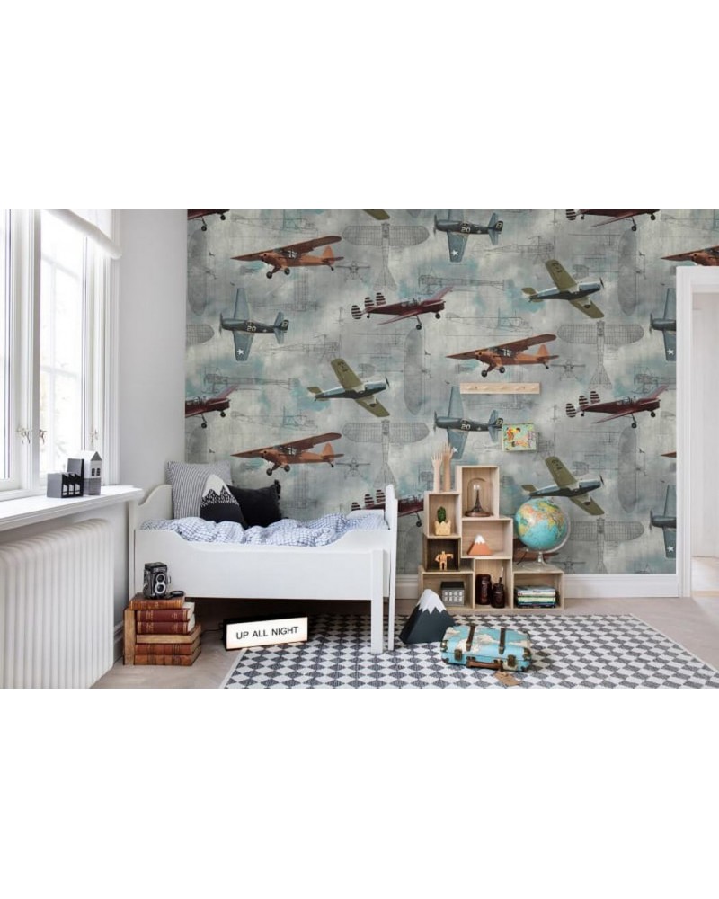 Papel Pintado R15211 Aero Show - REBEL WALLS