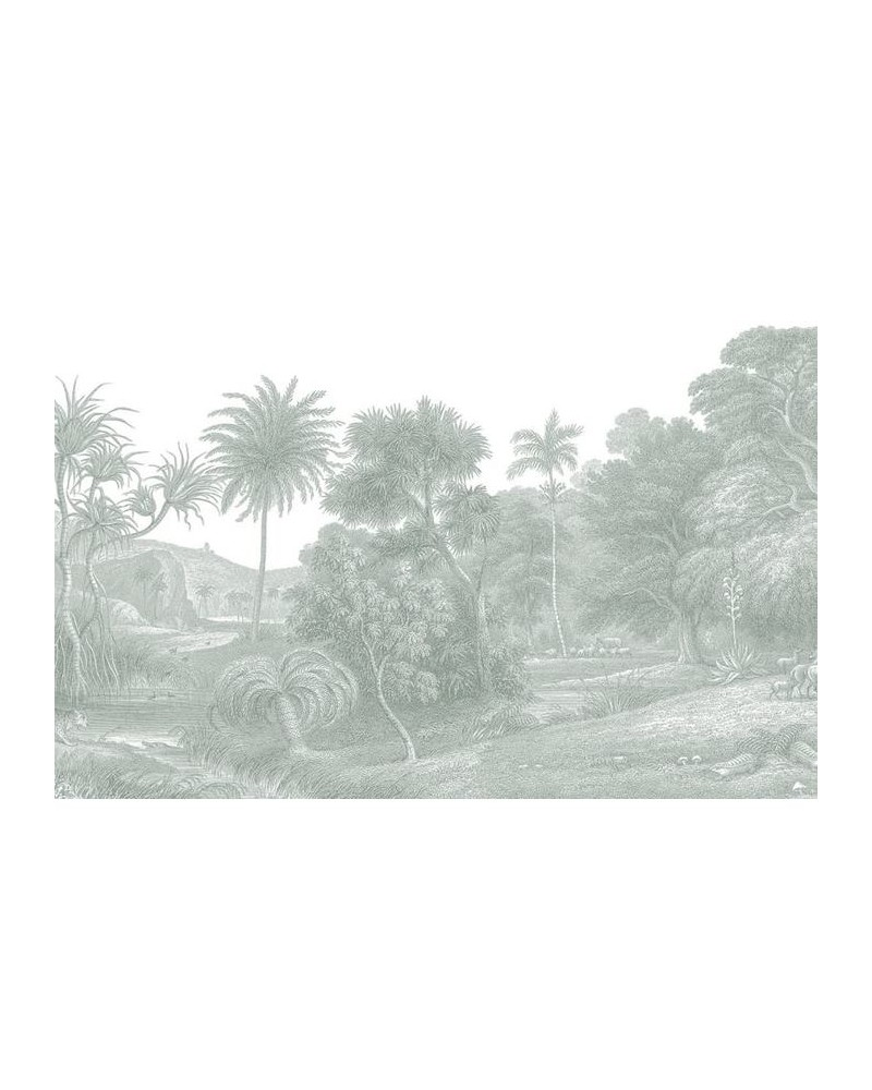 Papel Pintado R14613 Jungle Land, Verdant - REBEL WALLS Papel Pintado R14613 Jungle Land, Verdant - REBEL WALLS