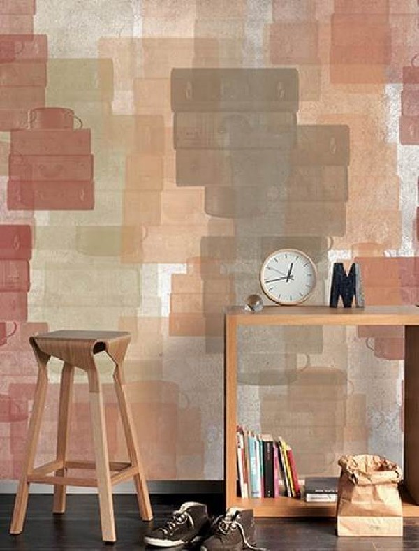 Papel Pintado JO 1038-3 Suitcases - Tres Tintas