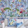 Papel Pintado PDG1028/01 MAJOLICA CORNFLOWER - Designers Guild