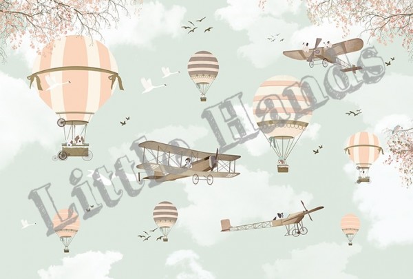 Papel Pintado Amelia Earhart I - LITTLE HANDS