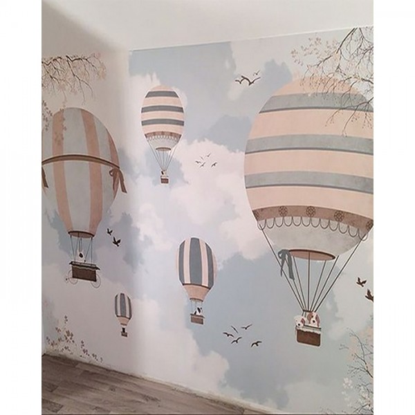 Papel Pintado Balloon Ride II - LITTLE HANDS Papel Pintado Balloon Ride II - LITTLE HANDS