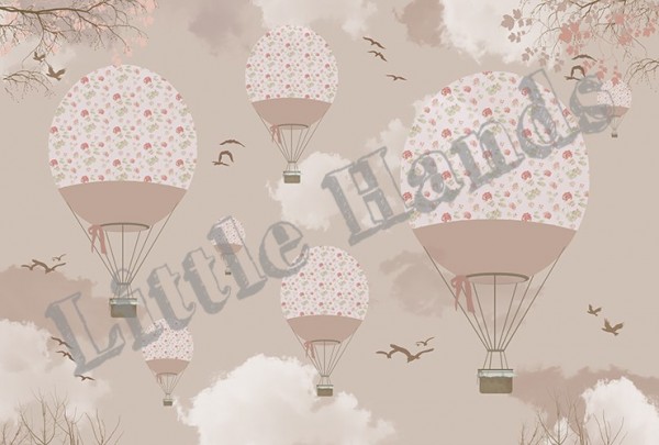 Papel Pintado Balloon Ride IV - LITTLE HANDS