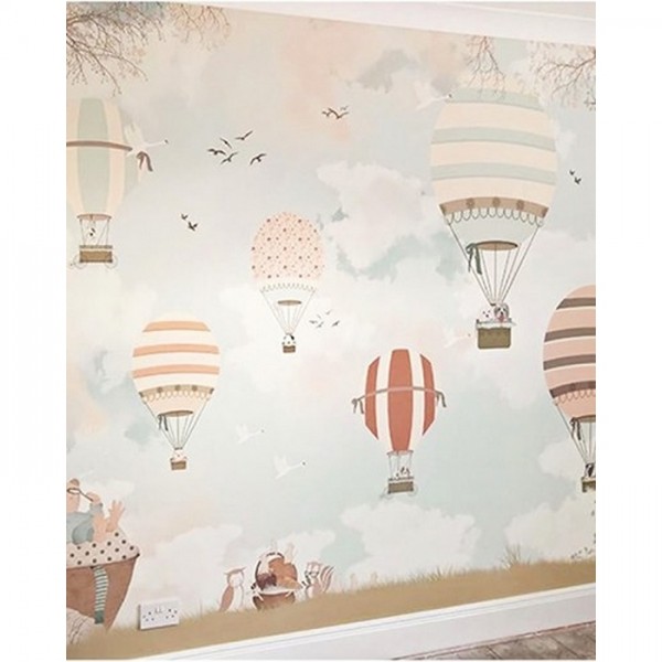Papel Pintado Balloon Ride VII - LITTLE HANDS Papel Pintado Balloon Ride VII - LITTLE HANDS