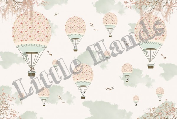 Papel Pintado Balloon Ride VIII - LITTLE HANDS