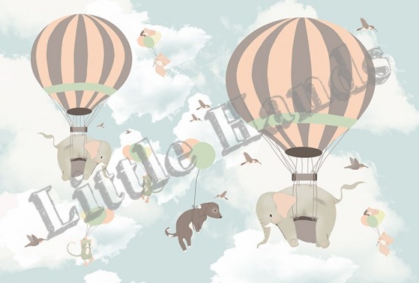 Papel Pintado Falling I - LITTLE HANDS