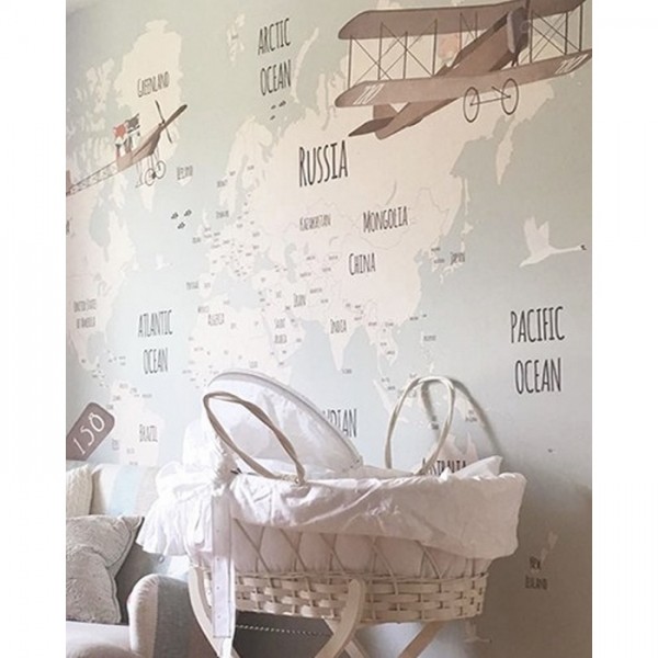 Papel Pintado Little Munnies Aviator - LITTLE HANDS Papel Pintado Little Munnies Aviator - LITTLE HANDS