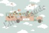 Papel Pintado School Bus - LITTLE HANDS