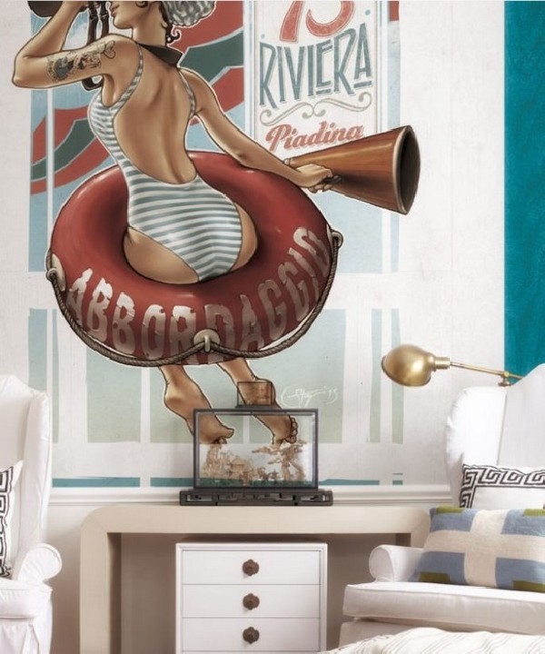 Papel Pintado ABBORDAGGIO INKIIUW1601 - INKIOSTRO BIANCO
