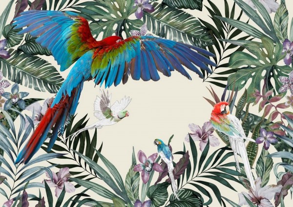 Papel Pintado PARROTS INKDNJD16 - INKIOSTRO BIANCO