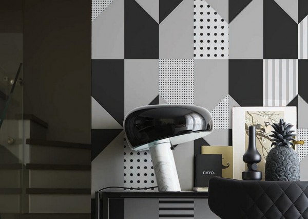 Papel Pintado PUNTO LINEA INKHVPK1801 - INKIOSTRO BIANCO