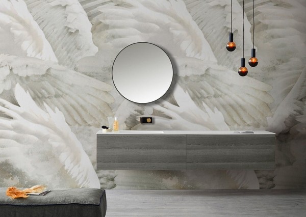 Papel Pintado WINGS INKRABH1801 - INKIOSTRO BIANCO