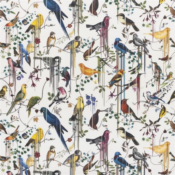 Tela FCL7024/01 BIRDS SINFONIA-PERCE NEIGE CHRISTIAN LACROIX Tela FCL7024/01 BIRDS SINFONIA-PERCE NEIGE CHRISTIAN LACROIX