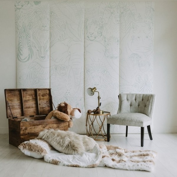 Papel Pintado ANIMAL KINGDOM MURAL - ANEWALL Papel Pintado ANIMAL KINGDOM MURAL - ANEWALL