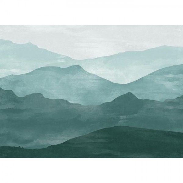 Papel Pintado MOUNTAIN MURAL ESMERALDA GREEN - ANEWALL Papel Pintado MOUNTAIN MURAL ESMERALDA GREEN - ANEWALL