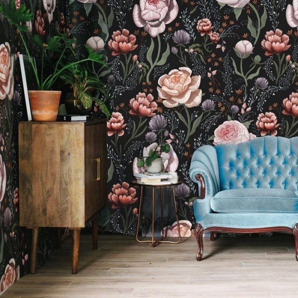 Papel Pintado ROSE LE SOIR MURAL - ANEWALL