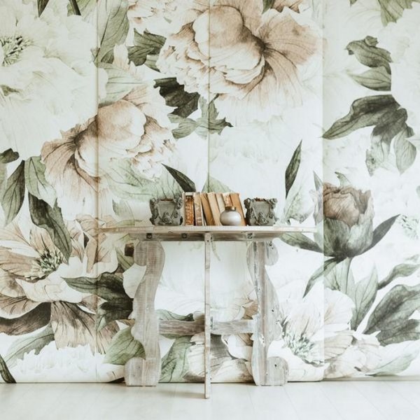 Papel Pintado BLUSH FLORAL MURAL - ANEWALL