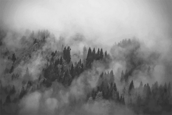 Papel Pintado FOGGY HILLS MURAL - ANEWALL
