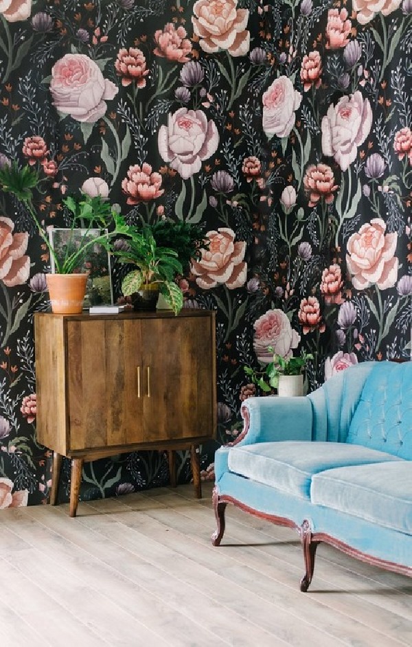 Papel Pintado ROSE LE SOIR MURAL - ANEWALL