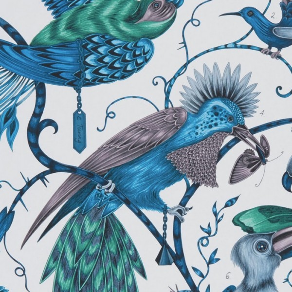 Papel Pintado Audubon Jungle WP W0099-03 - CLARKE & CLARKE