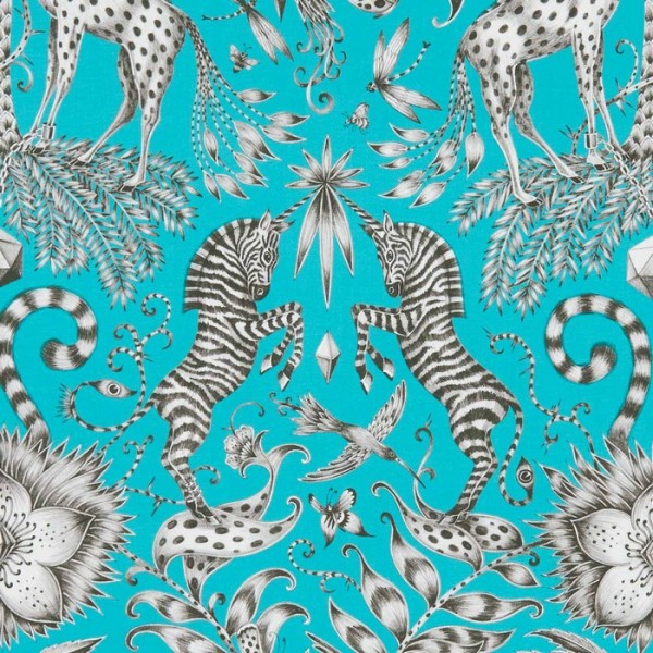 Tela KRUGER TEAL F1111-07 CLARKE & CLARKE
