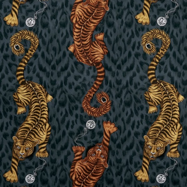 Tela Tigris Flame F1114-01 CLARKE & CLARKE Tela Tigris Flame F1114-01 CLARKE & CLARKE