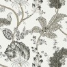Papel Pintado KALAMKARI VINE AT78739 Black White - ANNA FRENCH