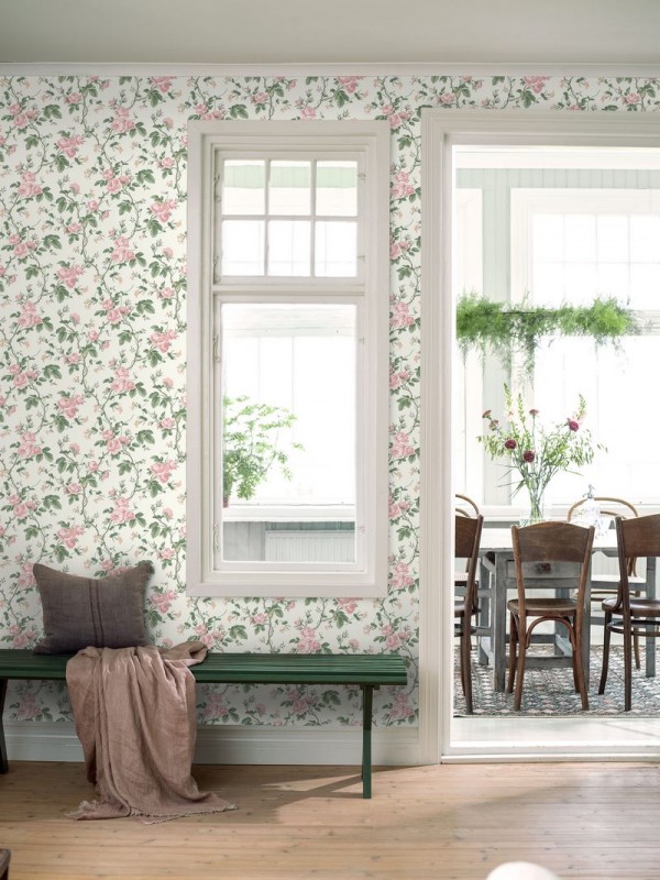 Papel Pintado FRENCH ROSES 7212 - BORAS TAPETER