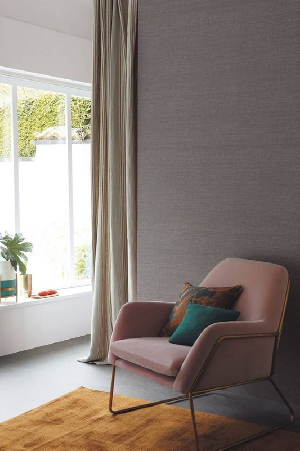 Papel Pintado SHANTUNG 74182550 VERT PALE - CASAMANCE