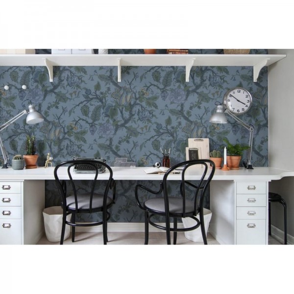 Papel Pintado R13213 GROWING WILDERNESS, MIDNIGHT - REBEL WALLS