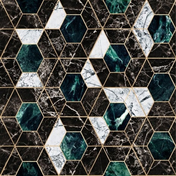 Papel Pintado WP20294 Hexa Onyx - MIND THE GAP