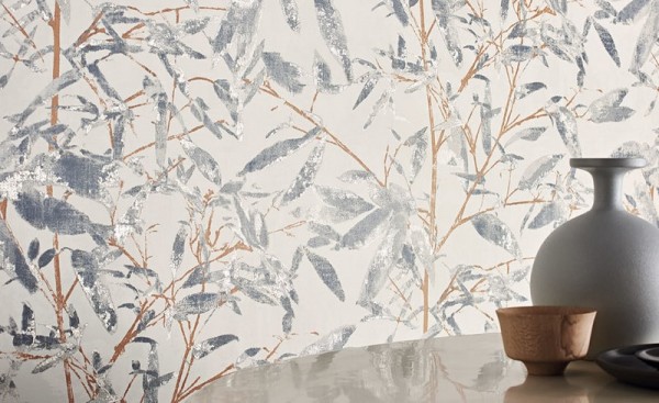 Papel Pintado W422-01 Sumba Swedis Grey - ROMO