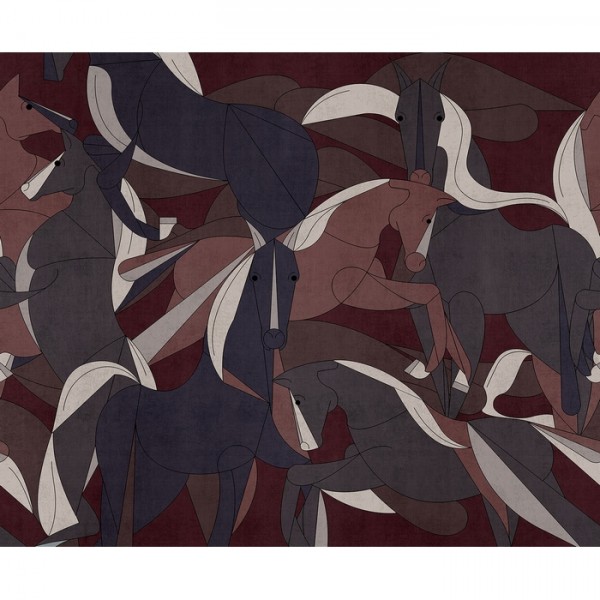 Papel Pintado Murgese Horses 19044-03 - LONDON ART Papel Pintado Murgese Horses 19044-03 - LONDON ART