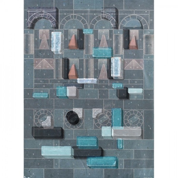 Papel Pintado Jeux de Construction WDJC1902 - WALL AND DECO Papel Pintado Jeux de Construction WDJC1902 - WALL AND DECO
